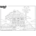 Bluey bajka na dobranoc 2 w 1 puzzle 24-elementowe i kolorowanka 35x25 cm - Lisciani