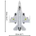 COBI: Armed Forces F-16AM Fighting Falcon zestaw konstrukcyjny (5893) zdjęcie 7