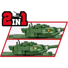 COBI: Armed Forces T-72 (Niemcy Wschodnie/ZSRR) zestaw konstrukcyjny czołgu (2625) zdjęcie 6