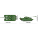 COBI: Armed Forces T-72 (Niemcy Wschodnie/ZSRR) zestaw konstrukcyjny czołgu (2625)