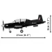 COBI: Beechcraft T-6 Texan II czarny zestaw konstrukcyjny (26626)