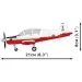 COBI: Beechcraft T-6 Texan II czerwono-biały zestaw konstrukcyjny (26625)