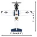 COBI: Beechcraft T-6 Texan II niebiesko-biały zestaw konstrukcyjny (26624)