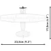 COBI: Biały zestaw konstrukcyjny Cessna 172 Skyhawk (26620)