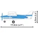COBI: Cessna 172 Skyhawk biało-niebieski zestaw konstrukcyjny (26622)