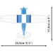 COBI: Cessna 172 Skyhawk biało-niebieski zestaw konstrukcyjny (26622)