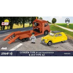 COBI: Citroen Type H laweta i 2CV Type AZ — zestaw konstrukcyjny samochodów (24627) zdjęcie 2