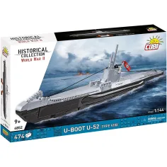 COBI: II wojna światowa — U-Boot U-52 (Typ VIIB) — zestaw do budowy okrętu (4852) zdjęcie 1