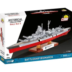 COBI: Pancernik II wojny światowej Bismarck — zestaw do składania (4854) zdjęcie 1
