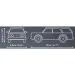 COBI: Polski Fiat 125p Kombi zestaw klocków (24603)