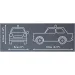 COBI: Samochód konstrukcyjny Trabant 601 Polizei (24541)