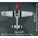 COBI: Samolot Mustang P-51D „TOP GUN: Maverick” zestaw klocków konstrukcyjnych (5846)