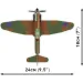 COBI: Spitfire Mk I N3200 Imperial War Museum Duxford, zestaw klocków konstrukcyjnych (5868)