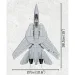 COBI: Top Gun F-14A Tomcat™ zestaw konstrukcyjny (5811A) zdjęcie 7
