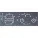 COBI: Trabant 601 samochód strażacki zestaw konstrukcyjny (24555)