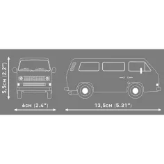 COBI: Volkswagen T3 - samochodowy zestaw konstrukcyjny (24634) zdjęcie 4