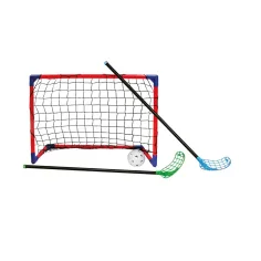 CROSS Floorball — zestaw do unihokeja z 2 kijami i 2 bramkami - Woodyland zdjęcie 2