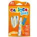 Carioca: Zestaw 6 kolorowych flamastrów dla dzieci, spieralnych