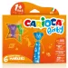 Carioca: Zestaw 6 kolorowych flamastrów dla dzieci z misiem, zmywalne