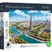 Centrum Paryża z lotu ptaka, puzzle 500 elementów UFT - Trefl