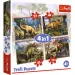 Ciekawe dinozaury 4 w 1 puzzle - Trefl