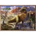Ciekawe dinozaury 4 w 1 puzzle - Trefl