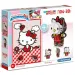 Clementoni: Hello Kitty 2 w 1 104-elementowe puzzle i model figurka