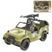 Combat Force 9: Wojskowy pojazd terenowy z żołnierzem i bronią 22cm