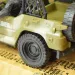 Combat Force 9: Wojskowy pojazd terenowy z żołnierzem i bronią 22cm