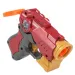 Cool Soft Bullet Gun: Mały pistolet na piankowe pociski w kolorze czerwonym, 14 cm