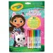 Crayola: Kolor i Aktywność - Domek dla lalek Gabi z 7 flamastrami
