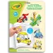 Crayola Mini Kids: Pojazdy – 32-stronicowa kolorowanka z naklejkami