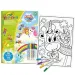 Crayola: Mini Kids maxi kolorowanka i zestaw flamastrów - Zwierzęce jednorożce