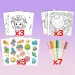 Crayola: POPs 3D książeczka do kolorowania - Podróż kosmiczna