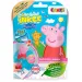Craze Inkee: Zestaw wegańskich kul do kąpieli z figurką-stemplem Świnka Peppa - o zapachu truskawkowym