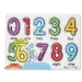 Cyfry puzzle drewniane z uchwytami - Melissa &amp; Doug