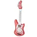 Czerwona zabawkowa gitara elektryczna, 66 cm