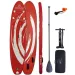 Czerwono-biały zestaw SUP Stand Up Paddle SP-320 o długości 320 cm - Spartan