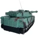 Czołg RC M1 Abrams w kamuflażu terenowym z światłem i dźwiękiem w skali 1/32, 23 cm.