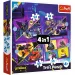 DC Comics: Batwheels 4 w 1 puzzle - Trefl