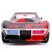 DC Comics: Figurka Harley Quinn i metalowy model samochodu 1969 Chevy Corvette Stingray w skali 1/24 – Simba Toys