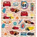 Disney: Auta 12-stronicowy album z 50 naklejkami