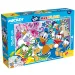 Disney Kacze Opowieści 2 w 1 puzzle 108 elementów i kolorowanka 70x50 cm - Lisciani