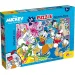 Disney Kaczor Donald 2 w 1 puzzle 24 elementów i kolorowanka 50x35 cm - Lisciani