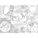 Disney Klasyka 2 w 1 maxi puzzle 4x48 elementów i kolorowanka 35x25 cm - Lisciani