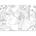 Disney Kopciuszek 2 w 1 maxi puzzle 150 elementów i kolorowanka 70x50 cm - Lisciani