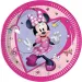 Disney+Minnie Mouse zestaw 8 papierowych talerzyków 20 cm