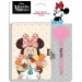 Disney: Tajny pamiętnik Minnie Mouse z kłódką i długopisem z pomponem, 12x18 cm, 60 kartek