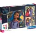 Disney Wish Supercolor puzzle 3x48 elementów - Clementoni