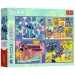 Disney: Wspaniały Stitch 4x250 elementów puzzle - Trefl
